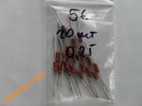 Резистори Резисторы ^/--/^ Резисторы 56 Ом 0,25 Вт  (20 /--/ шт.) ^_^^^ Резистори 56 Ом 0,25 Вт (20 /--/ шт.) - фото фото фото