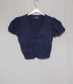 Кофти Кофты ^/--/^ Кардиган crop синий вискоза-нейлон &amp;apos;Et vous Matalan&amp;apos; 42-44 /--/ р ^_^^^ Кардіган crop синій віскоза-нейлон &amp;apos;Et vous Matalan &amp;apos; 42-44 /--/ р - фото фото фото