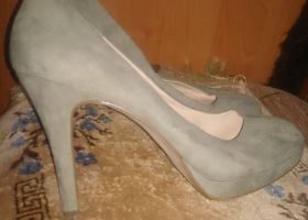 Туфлі Туфли ^/--/^ стильні класичні сірі туфлі еко замша р /--/ 40 H&amp;M ^_^^^ стильные классические серые туфли эко замша р /--/ 40 H&amp;M - фото фото фото