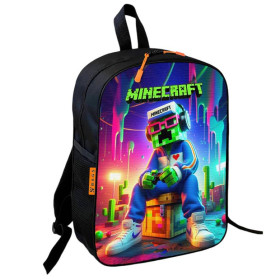 Рюкзаки, сумки Рюкзаки, сумки ^/--/^ Рюкзак школьный Minecraft  Крипер сидит в очках и кепке, 3627 см для мальчика (01752) ^_^^^ Рюкзак шкільний Minecraft Кріпер сидить в окулярах і кепці, 3627 см для хлопчика (1761) - фото фото фото