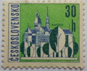 Чехословаччина Чехословакия ^/--/^ Чехословакия 1965 Города, архитектура, гашеная ^_^^^ Чехословаччина 1965 Міста, архітектура, гашена - фото фото фото