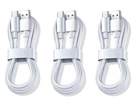 Кабелі Кабели ^/--/^ Кабель для зарядки USB Type C 10 /--/ A, 1 /--/ м, білий ^_^^^ Кабель для зарядки USB Type C 10 /--/ A, 1 /--/ м, белый - фото фото фото