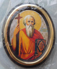 Ікони Иконы ^/--/^ Ікона - Андрій Першозванний - рамка, овал ^_^^^ Икона - Андрей Первозванный - рамка, овал - фото фото фото