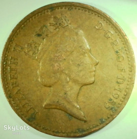 Єлизавета II (після ) Елизавета II (после ) ^/--/^ Великобритания 1 пенни, 1985 №136 ^_^^^ Велика Британія 1 пенні, 1985 No 136 - фото фото фото