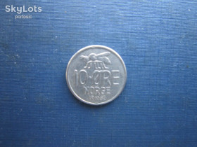 Норвегія Норвегия ^/--/^ Монета 10 ере Норвегія 1963 фауна бджола ^_^^^ Монета 10 эре Норвегия 1963 фауна пчела - фото фото фото
