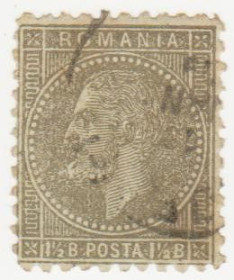 Румунія Румыния ^/--/^ Румыния 1876 г . № 45 гашеная ^_^^^ Румунія 1876 р. No 45 гашена - фото фото фото