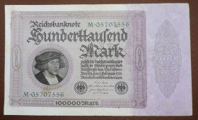 Німеччина Германия ^/--/^ Германия Німеччина 100000 марок 1923 ^_^^^ Германия Германия 100000 марок 1923 - фото фото фото