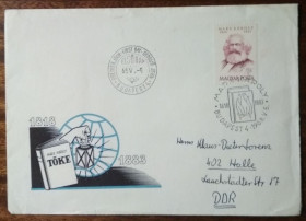 Європа Европа ^/--/^ Венгрия 150 лет со дня рождения Карла Маркса 1969 ^_^^^ Угорщина 150 років від дня народження Карла Маркса 1969 - фото фото фото