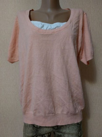 Кофти Кофты ^/--/^ Красивая женская кофта, джемпер с коротким рукавом being casual ^_^^^ Красива жіноча кофта, джемпер з коротким рукавом being casual - фото фото фото