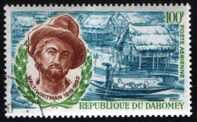Інші країни Другие страны ^/--/^ Дагомея (1970) Американский поэт Уолт Уитмен ^_^^^ 1970 — Американський поет Уолт Вітмен - фото фото фото
