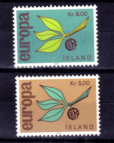 Ісландія Исландия ^/--/^ Исландия  1965 г  MNH -  ЕВПРПА СЕПТ / EUROPA  CEPT - ^_^^^ Ісландія 1965 р MNH - ЄВПРПА СЕПТ / EUROPA CEPT - - фото фото фото