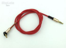 Кабелі Кабели ^/--/^ Кабель AUX A-004 угловой круглый Red (тех. упаковка) ^_^^^ Кабель AUX A-004 кутовий круглий Red (тих. упаковка) - фото фото фото