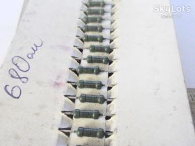 Резистори Резисторы ^/--/^ Резисторы ОСМТ-0,5 Вт 680 /--/ Ом (1 /--/ шт - лот) ^_^^^ Резистори ОСББ-0,5 Вт 680 /--/ Ом (1 /--/ шт - лот) - фото фото фото