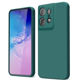 Чохли, бампера Чехлы, бампера ^/--/^ Чохол Fiji Full Soft Premium для Motorola Edge 50 Pro протиударний бампер з мікрофіброю Dark Green ^_^^^ Чехол Fiji Full Soft Premium для Motorola Edge 50 Pro противоударный бампер с микрофиброй Dark Green - фото фото фото