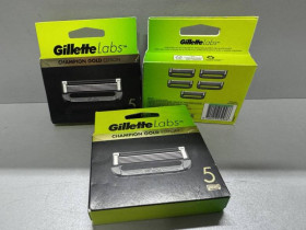 Інше Другое ^/--/^ Gillette Labs Сменные кассеты для бритья 5 шт Новые! ^_^^^ Gillette Labs Змінні касети для бриття 5 шт Нові! - фото фото фото