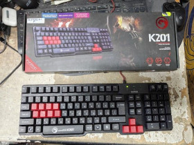 Клавіатури Клавиатуры ^/--/^ Игровая клавиатура Marvo K /--/ 201 USB № 26240601 ^_^^^ Ігрова клавіатура Marvo K /--/ 201 USB No 26240601 - фото фото фото