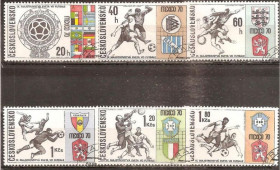 Чехословаччина Чехословакия ^/--/^ Чехословакия 1970 Sc.1704-1709 used ПОЛНАЯ СЕРИЯ ^_^^^ Чехословаччина 1970 Sc.1704-1709 used ПОЛНА СЕРІЯ - фото фото фото