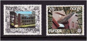 Скандинавія Скандинавия ^/--/^ ZM  Норвегия 19871 г   MNH - архитектура ^_^^^ ZM Норвегія 19871 г MNH - архітектура - фото фото фото