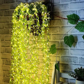 Гірлянди, освітлення Гирлянды, освещение ^/--/^ Гірлянда Роса з LED-підсвічуванням &amp;quot;Зелена Верба&amp;quot; ​​2, Тепле світло SF-56 ^_^^^ Гирлянда Роса с LED-подсветкой &amp;quot;Зеленая Верба &amp;quot; 2, Тёплый свет SF-56 - фото фото фото