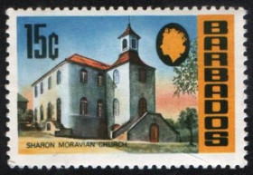 Острівні держави Островные государства ^/--/^ Барбадос  (1970) Архитектура. Церковь ^_^^^ Барбадос (1970) Архітектура. Церква - фото фото фото