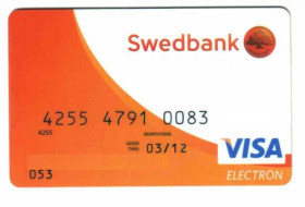 Інше Другое ^/--/^ Банковская карта. Украина. Свед-банк. Сведбанк. Swedbank. ^_^^^ Банківська карта. Україна. Свед-банк. Сведбанк. Swedbank. - фото фото фото