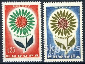 Малі Держави Європи Малые Государства Европы ^/--/^ Монако 1964 Европа СЕРТ Mi 782-783 MNH ^_^^^ Монако 1964 Європа СЕРТ Mi 782-783 MNH - фото фото фото