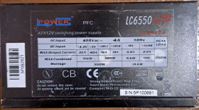 Блоки живлення Блоки питания ^/--/^ блок живлення  LC Power LC /--/ 6550 робочий ^_^^^ блок питания LC Power LC /--/ 6550 рабочий - фото фото фото