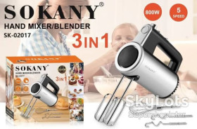 Міксери Миксеры ^/--/^ Миксер ручной электрический 3 /--/ в /--/ 1 SOKANY SK-02017, 800 /--/ Вт ^_^^^ Міксер ручний електричний 3 /--/ в /--/ 1 SOKANY SK-02017, 800 /--/ Вт - фото фото фото