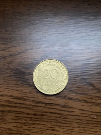 Франція Франция ^/--/^ Франція 20 сантимів 1964 ^_^^^ Франция 20 сантимов 1964 - фото фото фото