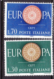 Італія, Ватикан Италия, Ватикан ^/--/^ Италия  1960 г  MNH -  ЕВПРПА СЕПТ / EUROPA  CEPT - ^_^^^ Італія 1960 MNH - ЄВПРПА СЕПТ / EUROPA CEPT - фото фото фото