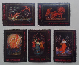 Мистецтво Искусство ^/--/^ СССР 1976 г -  Искусство Палеха ^_^^^ СРСР 1976 р. Мистецтво Палеха - фото фото фото