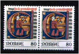 Скандинавія Скандинавия ^/--/^ ZM  Норвегия 1977 г   MNH - пара ^_^^^ ZM Норвегія 1977 MNH - пара - фото фото фото