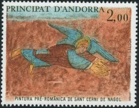 Інше Другое ^/--/^ Андорра Фрески Ангел Церковь Сан-Серни-де-Нагол 1980 ^_^^^ Андорра Фрески Ангел Церковь Сан-Серны-де-Нагол 1980 - фото фото фото