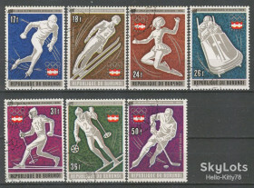 Спорт Спорт ^/--/^ Бурунди 1976 спорт Олимпиада Инсбрук Австрия хоккей Mi 1249-1255 ^_^^^ Бурунді 1976 спорт Олімпіада Інсбрук Австрія хокей Mi 1249-1255 - фото фото фото