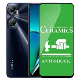 Чохли, бампера Чехлы, бампера ^/--/^ Захисне скло-плівка Fiji Ceramics для Infinix Hot 20 (X /--/ 6826/B/C) повна проклейка чорний ^_^^^ Защитное стекло-пленка Fiji Ceramics для Infinix Hot 20 (X /--/ 6826/B/C) полная проклейка черный - фото фото фото
