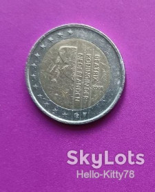 Нідерланди Нидерланды ^/--/^ Евро 2001 2 евро Нидерланды КМ-241 ^_^^^ Євро 2001 2 євро Нідерланди КМ-241 - фото фото фото
