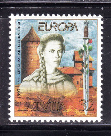 Балтійські країни Балтийские страны ^/--/^ Латвия  1997 г MNH - личности ^_^^^ Латвія 1997 MNH - особистості - фото фото фото