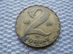 Угорщина Венгрия ^/--/^ Венгрия, 2 форинта 1989 года (L-469) ^_^^^ Угорщина, 2 форинти 1989 року (L-469) - фото фото фото