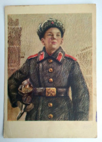 СРСР СССР ^/--/^ На каток Жуков 1954 Чистая Дети Суворовец коньки Счастливое детство Соцреализм ^_^^^ На ковзанку Жуков 1954 Чиста Діти Суворовець ковзанки Щасливе дитинство Соцреалізм - фото фото фото