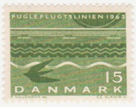 Балтійські країни Балтийские страны ^/--/^ Дания   1963 г. №  417 А ** ^_^^^ Данія 1963 No 417 А ** - фото фото фото