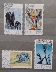 Спорт Спорт ^/--/^ ГДР 1980 г - Зимние Олимпийские игры,Лейк-Плэсид, Нью-Йорк ^_^^^ НДР 1980 - Зимові Олімпійські ігри, Лейк-Плесід, Нью-Йорк - фото фото фото