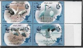 Іран Иран ^/--/^ Иран 2007 WWF ПТИЦЫ СИБУРСКИЙ ЖУРАВЛЬ ОРНИТОЛОГИЯ НАУКА ФАУНА ДИКАЯ ПРИРОДА Серия 4 /--/ м** MNH ^_^^^ Іран 2007 WWF Птахи Сибурський ЖУРАВЛЬ ОРНИТОЛОГІЯ НАУКА ФАУНА ДІКА ПРИРОДУ Серія 4 /--/ М** MNH - фото фото фото