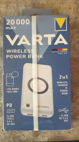 Зовнішні акумулятори (Power Bank) Внешние аккумуляторы (Power Bank) ^/--/^ Varta Wireless Power Bank Ємність:20000 мАгод ^_^^^ Varta Wireless Power Bank Емкость:20000 мАч - фото фото фото