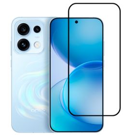 Чохли, бампера Чехлы, бампера ^/--/^ Захисне скло TDG 9 /--/ D для Oppo Reno /--/ 16 Pro (CPH /--/ 2863) повна проклейка чорний - фото фото фото
