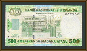 Руанда Руанда ^/--/^ Руанда 500 франков 2004 P-30  (30 /--/ a) UNC ^_^^^ Руанда 500 франків 2004 P-30 (30 /--/ a) UNC - фото фото фото