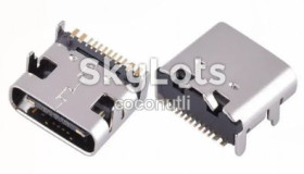 Порти, роз'єми Порты, разъемы ^/--/^ Гніздо USB Type-C SMD 16 /--/ P мама роз’єм для монтажу на плату PCB ^_^^^ Гнездо USB Type-C SMD 16 /--/ P мама разъем для монтажа на плату PCB - фото фото фото