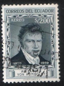 Південна Америка Южная Америка ^/--/^ Эквадор  (1959) 100 лет со дня смерти Александра фон Гумбольдта ^_^^^ Еквадор (1959) 100 років з дня смерті Олександра фон Гумбольдта - фото фото фото