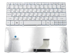 Клавіатури Клавиатуры ^/--/^ Клавиатура для ACER Aspire ONE 521, 522, 532, 533, D /--/ 255, D /--/ 257, D /--/ 260, D /--/ 270 (RU White) ^_^^^ Клавіатура для ACER Aspire ONE 521, 522, 532, 533, D /--/ 255, D /--/ 257, D /--/ 260, D /--/ 270 (RU White). Оригінал. - фото фото фото