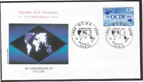 Європа Европа ^/--/^ Франция 1990 WWII КАРТА 30 ЛЕТ OCDE СОТРУДНИЧЕСТВО СВЯЗИ ТОРГОВЛЯ ИМПОРТ ЭКСПОРТ КПД Mi.2812 ^_^^^ Франція 1990 WWII КАРТА 30 РОКІВ OCDE СОТРУДНІСТЬ ЗВ'ЯЗКУ ТОРГІВЛЯ ІМПОРТ ЕКСПОРТ КПД Mi.2812 - фото фото фото