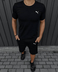 Шорти Шорты ^/--/^ Футболка Puma чорна ^_^^^ Футболка Puma черная - фото фото фото